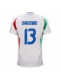 Italia Matteo Darmian #13 Vieraspaita EM-Kisat 2024 Lyhythihainen